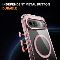 Funda de teléfono chapada transparente para Google Pixel9 Pixel8 Pixel8Pro, compatible con MagSafe, estilo minimalista - details 3