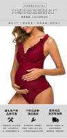 Traje de baño para mujeres embarazadas, traje de baño sexy de una pieza de cintura alta 2025 nuevo bikini - details 0
