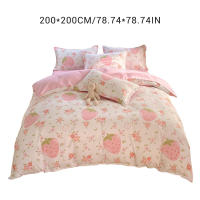 Exquisito Juego de Ropa de Cama de Algodón 4-en-1 Hojas Suaves Proporcionadas Ultra-Grasas - details 2