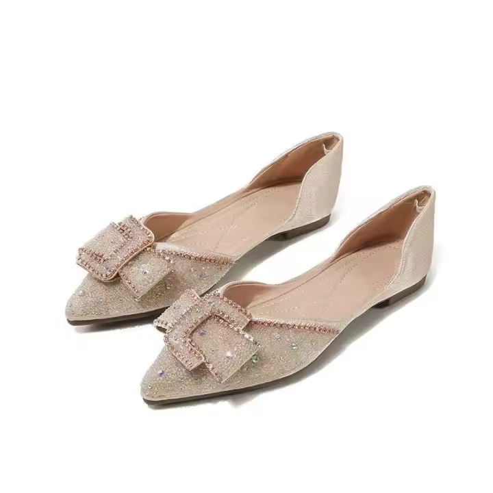 Sandalias de diamantes plataforma de lujo playa boda zapatos casuales moda mujer - 1