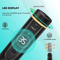 Nueva Máquina De Taladro De Uñas Recargable, 35000 RPM, Con Gran Pantalla LCD HD, Pluma De Taladro Eléctrica Para Uñas - details 4