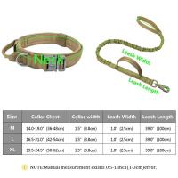 Estable Militar Medio y Perros, Entrenamiento Táctico Correa para Caminar Mascotas para Perros Collar para Perros Grandes - details 1