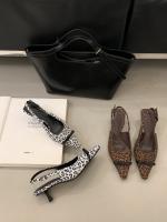 Impresionante Belleza Francés Sandalias de Tacón Alto con Estampado de Leopardo Zapatos de Mujer - details 26