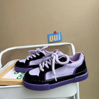Zapatos de estudiante, zapatos deportivos casuales de lona transpirables para mujer, zapatos de skate retro versátiles para la universidad de otoño - details 9