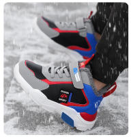 Zapatos para correr al aire libre para niños, zapatillas de deporte cálidas de invierno para niños, zapatos deportivos informales de cuero impermeables, zapatillas antideslizantes para nieve - details 20