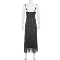 Vestido largo vintage para mujer, tirantes finos, holgado, estilo grunge, ropa de calle, moda retro de los años 2000 - details 2
