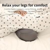Almohada para apoyar piernas y rodillas, almohada para dormir en la cama, cojín suave para aliviar el dolor corporal, 1 unidad - details 4