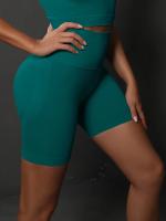 Pantalones cortos de Yoga para mujer, pantalones cortos deportivos sin costuras para gimnasio, pantalones cortos de entrenamiento de cintura alta con realce, pantalones cortos deportivos para Fitness, pantalones cortos de ciclismo - details 56