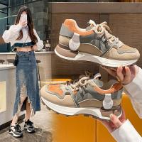 Zapatos de Deportes Gruesos para Mujeres 2025 Diseño Colorblocking Estilo Barroco Pequeño - details 5