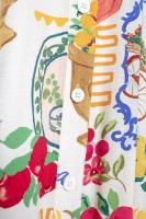 TRAFZA-Conjunto de 2 piezas para mujer, minitop con tirantes y botones estampados, sin mangas, Espalda descubierta, Falda Midi elegante de cintura alta para playa - details 24