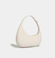 Bolso de mano de cuero vegano cervino con asa superior para mujer, bolso de mano con diseño de media luna cruzada, bolso versátil, mochila de lujo de alta gama - details 6