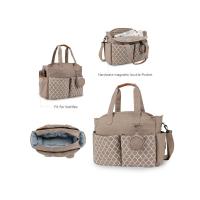 Bolsa de Pañales para Bebé de Gran Capacidad Bolsa de Maternidad Impermeable Multifuncional Portátil para Cuidado del Bebé Material de Poliéster - details 1