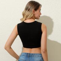 Chaleco deportivo para mujer Camisetas sin mangas cortas informales - details 12