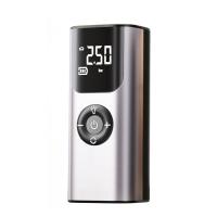 Inflador de neumáticos portátil con compresor de aire plateado, doble alimentación, enganches automáticos y pantalla digital precisa para coches, bicicletas, balones y motos - details 14