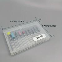 Kit Profesional de Cuidado de Uñas de 10 Piezas - Máquina de Pulido Eléctrica con Cepillos Intercambiables para Eliminación de Acrílico y Gel, Limpieza de Piel Muerta y Polvo - Set de Herramientas de Manicura DIY en Estuche Organizador Transparente - details 1