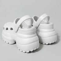 Zuecos de verano 2025 para mujer, sandalias antideslizantes, 10 cm de plataforma gruesa, pantuflas de EVA, zapatos de playa, zapatos para exteriores que aumentan la altura - details 13