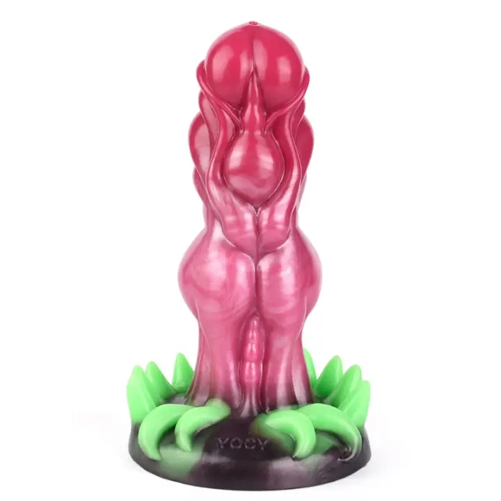 Juguetes sexuales, silicona líquida base luminosa monstruo consolador músculo femenino masturbador suave anal plug juguetes sexuales grandes - 1