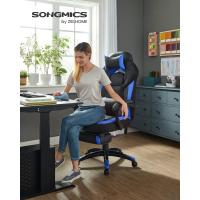 Silla de Oficina con reposapiés telescópico - Reposacabezas Ajustable - Soporte Lumbar - Carga máxima 150 kg - Negro - details 27