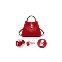 Bolso De Hombro Para Mujer Gran Capacidad Bolso De Mano Con Patrón De Lichi Bolso Cruzado De PU Bolsa Mensajera Para Dama - details 1