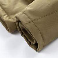 Chaqueta gruesa con capucha a prueba de viento para hombre, Parka cálida de lana con cuello de piel, abrigo informal clásico de marca, moda de invierno, 2024 - details 17