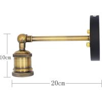 7W Blanco Cálido LED Modernos Lámpara de Pared Interior para Sala de Estar, Dormitorio, Pasillo (Incluye Bombilla LED), 2 Piezas - details 19