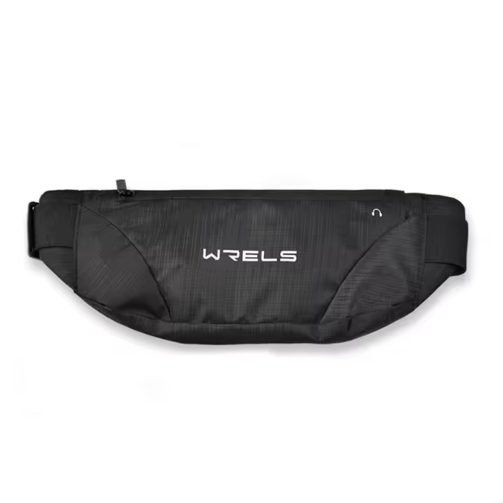 Riñonera impermeable para correr, bolsa para teléfono móvil transpirable con orificio para auriculares, soporte para teléfono, riñonera deportiva elástica para entrenamiento de trote - 1