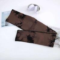 Chrleisure - Pantalones de yoga teñidos anudados para mujer, body deportivo sin costuras, cintura alta, levantamiento de cadera, entrenamiento, ropa deportiva elástica - details 11