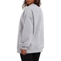 Sudadera holgada de manga larga con cuello redondo para mujer - details 6