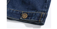 Chaquetas de mezcla para hombre, ropa de moda, chaquetas sin mangas con cinta, algodón, retro, verano y otoño - details 10