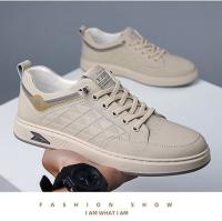 Primavera nuevos zapatos casuales de moda para hombres con suela versátil blanca, zapatos de tabla suave transpirables y cómodos - details 23