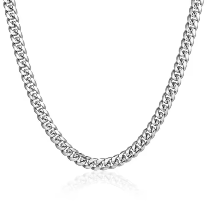 día del padre,Collar con colgante de Cruz de acero inoxidable clásico, regalo del Día del Padre para papá,bautizo - 1