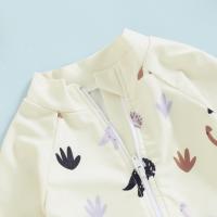 Traje de Baño de Bebé con Estampado de Ballena Rash Guard de Manga Larga - details 3