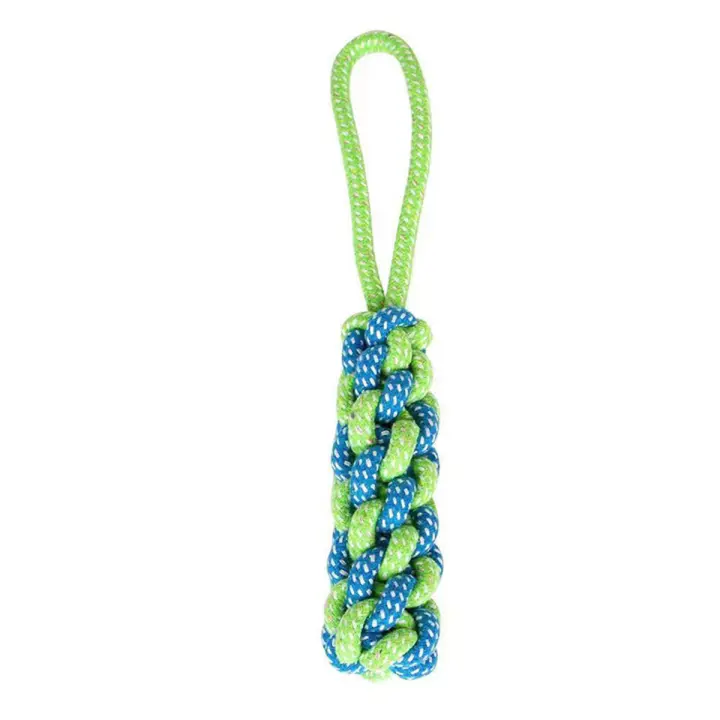 Juego de juguetes para perros, suministros para mascotas, bola de molienda interactiva de palo de maíz de alto rebote - 1