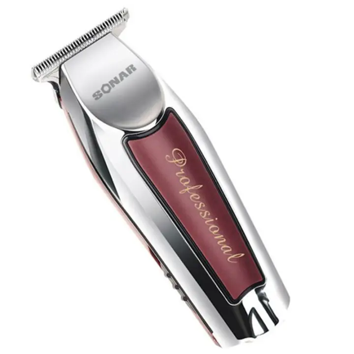 Cortadora de pelo recargable profesional para hombres, máquina de corte de pelo de contorno eléctrico, potente, para el cuidado de la barba - 1