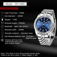Reloj Deportivo de Acero Inoxidable PAGANI DIZAIN Reloj Automático de Alta Gama Impermeable - details 15