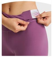 Custom Type Dupes Pantalones de yoga de tiro alto súper suaves para mujer de 28 pulgadas, ajustados ligeros elásticos en 4 direcciones para entrenar, correr y cadera - details 5