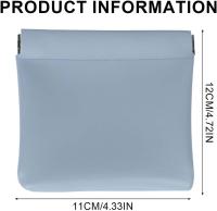 Bolsa de cosméticos de cuero, paquete de 3, minibolsa, bolsa de cosméticos, bolsa de viaje para maquillaje, bolsa de maquillaje portátil para mujer, pequeña, impermeable, bolsa de almacenamiento multifuncional - details 0
