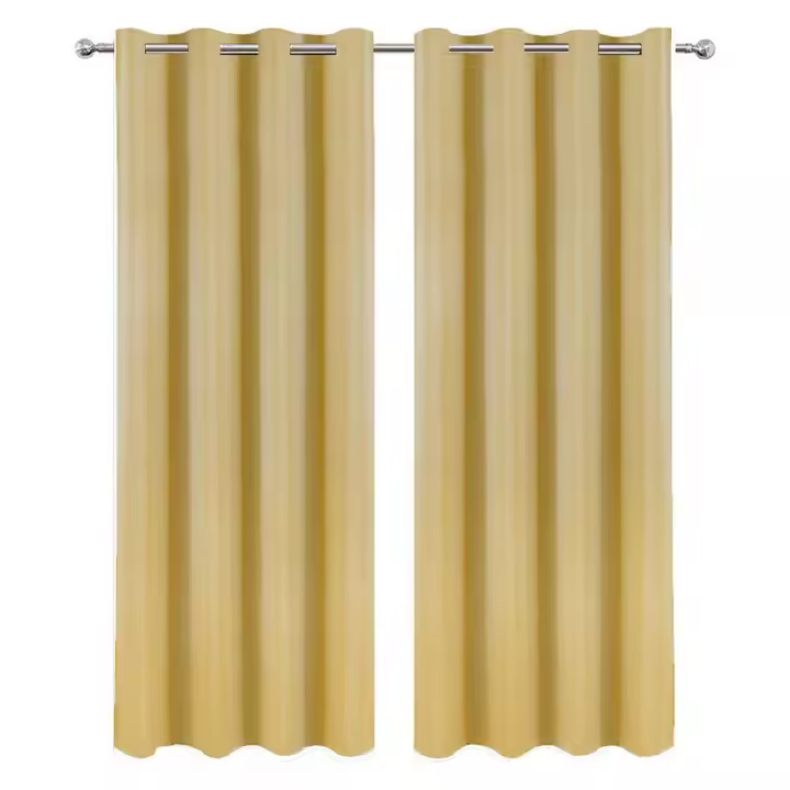 Juego de 2 cortinas opacas, cortina térmica para protección contra el frío - 107x160 cm - 1