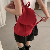 Mochilas coreanas simples de nailon, bolsos de hombro de nailon de gran capacidad de Color sólido, mochila escolar ligera para estudiantes, hombres y mujeres - details 5