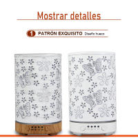 Humidificador de aire ultrasónico, difusor de aromaterapia de aceites esenciales, mariposa hueca con atomizador de luz LED de co - details 4