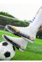 Zapatos de fútbol de césped resistentes al desgaste antideslizantes transpirables de caña alta para hombres y mujeres - details 23