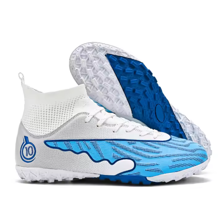 Zapatos de fútbol de alta calidad para hombres, botines de fútbol para niños pequeños, zapatillas de entrenamiento de fútbol de cuero, zapatos de tacos de fútbol al aire libre - 1