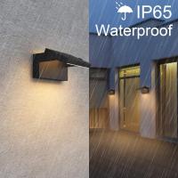 Lámpara LED de Pared de 24W para Exterior Interior IP65, Luz de Pared Ajustable, Moderno Apliques de Pared Aluminio para Entrada Jardines Pasillo Sala, Blanco Cálido 2700K-3000K, Bronce - details 112