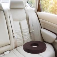 Almohada de Donut, asiento para hemorroides, asiento médico para coxis, silla de próstata para personas mayores, sentado sedentario, espuma viscoelástica, alivia el dolor, 1/2 Uds. - details 7