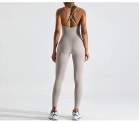 Traje de Yoga para Mujer Casual de Un Piezo con Efecto Adelgazante para Danza y Gimnasio Ropa Deportiva de Nylon Ideal para Primavera y Verano - details 3