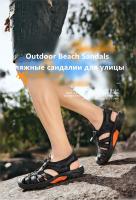 Nuevas Sandalias de Verano para Hombre Auténtico Cuero, Diseño a la Moda, Transpirables, Talla Grande 48 - details 4