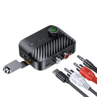 Transmisor y receptor de Audio 2 en 1 con Bluetooth, 3,5 MM, AUX, RCA, TF/USB, u-disk, adaptador inalámbrico de música estéreo Hifi con micrófono y pantalla LED - details 14