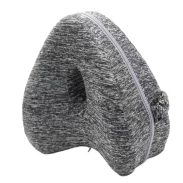 Cojín de soporte para piernas en forma de corazón, suave y bonito abrazadera para pierna para dormir lateral, diseño ergonómico antideslizante, almohadilla para muslo y pierna para mujeres embarazadas - 1