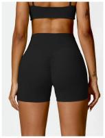 Pantalones cortos de Yoga para mujer, ropa de gimnasio de cintura alta, pantalones cortos deportivos de ciclismo - details 11