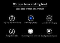 Mini Afeitadora eléctrica para hombres, maquinilla de afeitar portátil con cuchilla para Barba, carga USB, máquina de afeitar - details 1